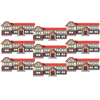 鱒川町住宅街